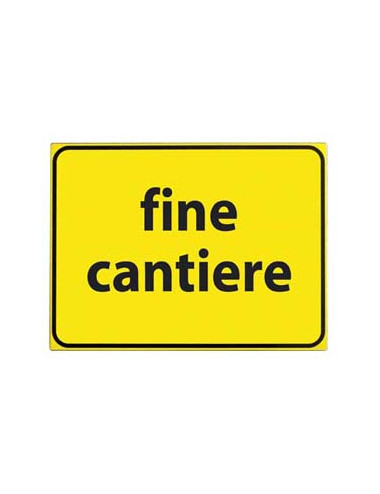 FT CARTELLO VTR FINE CANTIERE 60X40cm