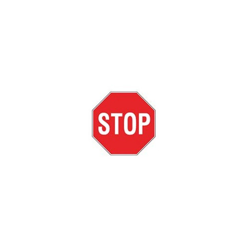 FT Cartello STOP con Pellicola Rifrangente per Segnaletica Stradale
