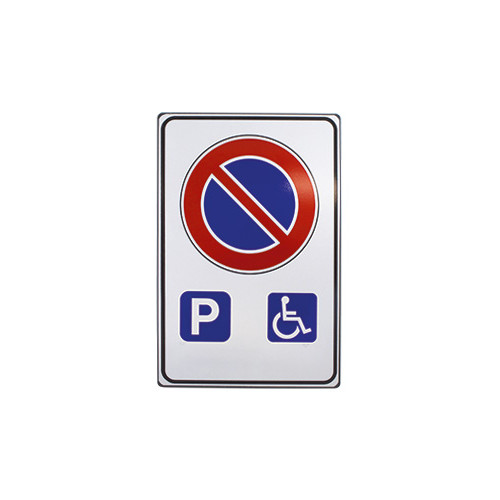 FT Segnale Parcheggio Invalidi con Pellicola Rifrangente