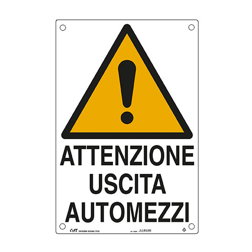 FT Cartello Uscita Automezzi per Cantiere