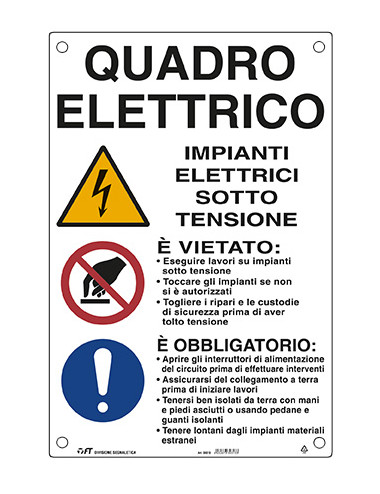 FT CARTELLO QUADRO ELETTRICO