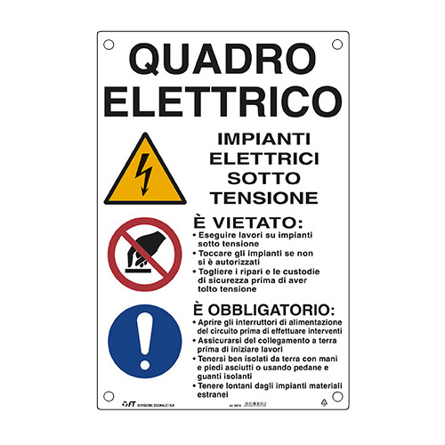 FT Cartello Quadro Elettrico di Sicurezza