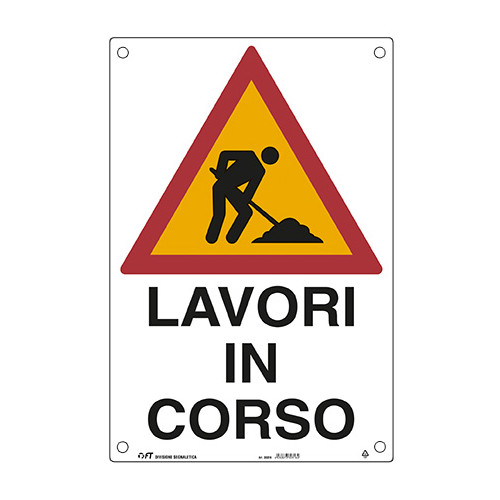FT Cartello Lavori in Corso per Cantieri e Aree di Intervento