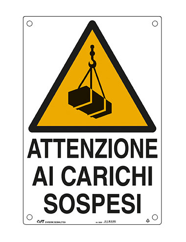 FT CARTELLO ATTENZIONE AI CARICHI SOSPESI