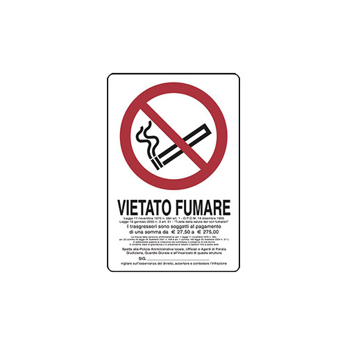 FT Cartello Vietato Fumare 30x20 cm