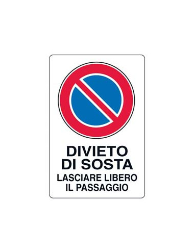 FT CARTELLO DIVIETO DI SOSTA 30X20 cm