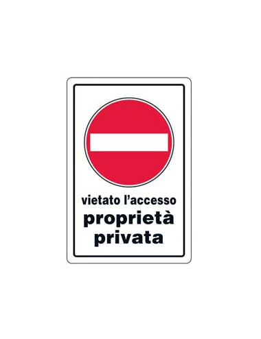 FT CARTELLO PROPRIETA’ PRIVATA 30X20 cm