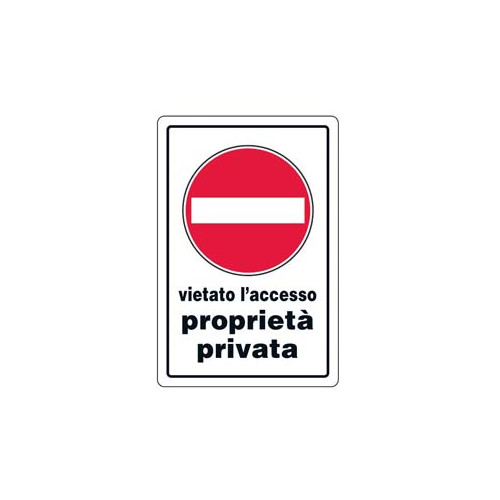 FT Cartello Proprietà Privata 30x20 cm