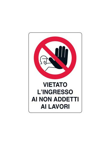 FT CARTELLO VIETATO L’INGRESSO 30X20 cm