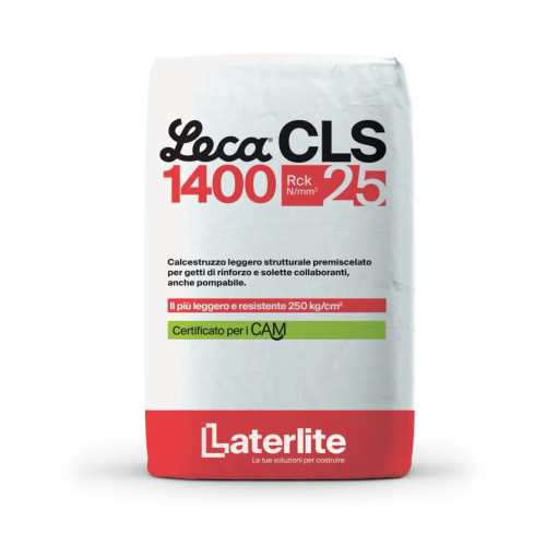 Leca CLS 1400 CAM Calcestruzzo Leggero Strutturale Conforme ai CAM