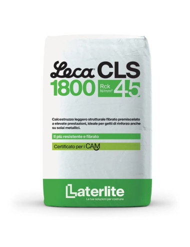 LECA CLS 1800 CAM CALCESTRUZZO LEGGERO STRUTTURALE CONFORME AI CAM