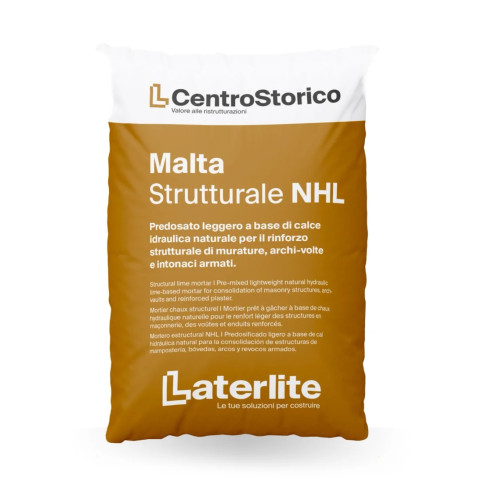 Malta Strutturale NHL per Rinforzo di Murature, Intonaco Armato e Archi-Volte