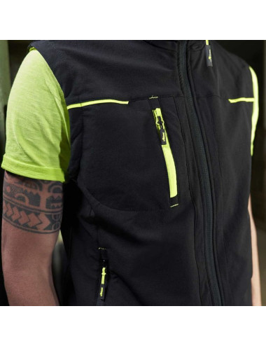 U-Power Saturn Black Carbon – Gilet da Lavoro