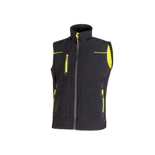 Gilet da Lavoro U-Power Universe Black Carbon | Softshell