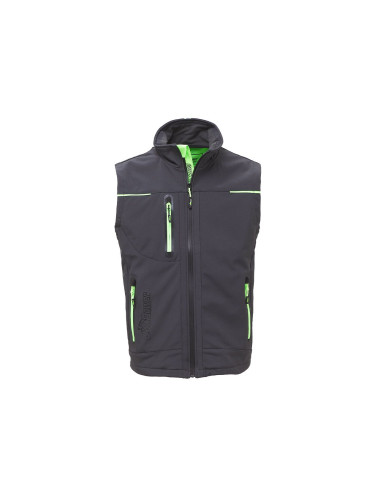 U-Power Universe Asphalt Grey / Green – Gilet da Lavoro
