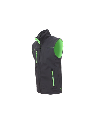 U-Power Universe Asphalt Grey / Green – Gilet da Lavoro