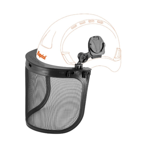 KAPRIOL Airkap Visiera in Rete per Protezione del Viso